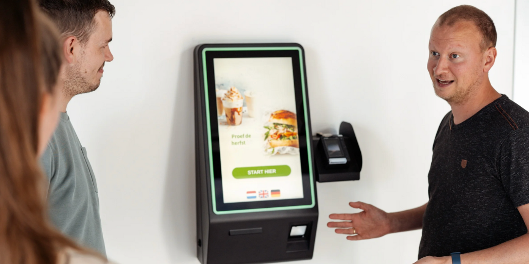 self service kiosk voor de retail