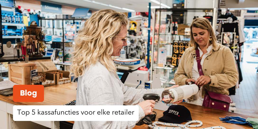 mpluskassa, top vijf kassafuncties voor retailers