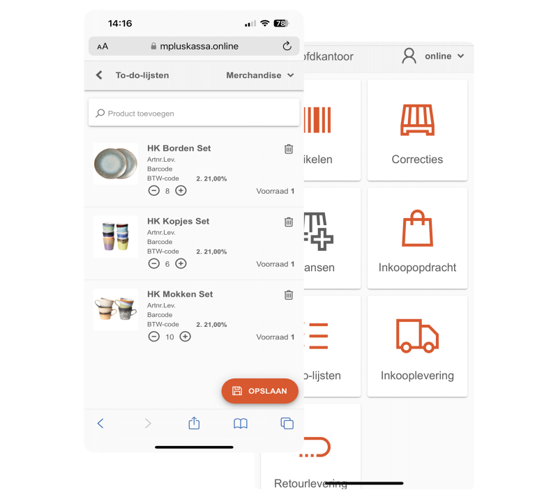 mpluskassa, bestelwebsite