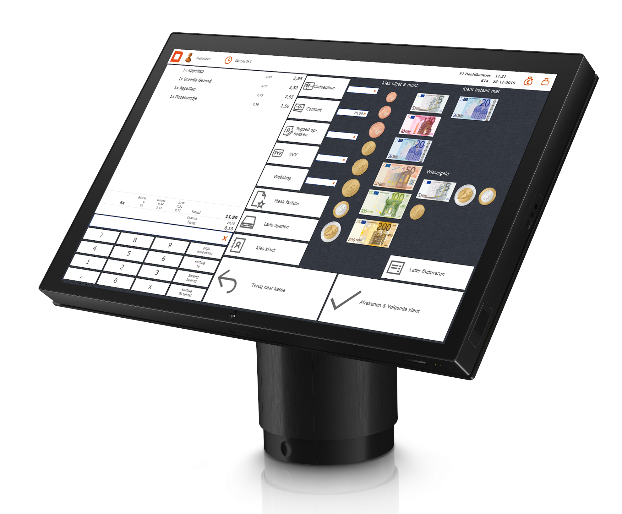 MplusKASSA | kassasysteem retail